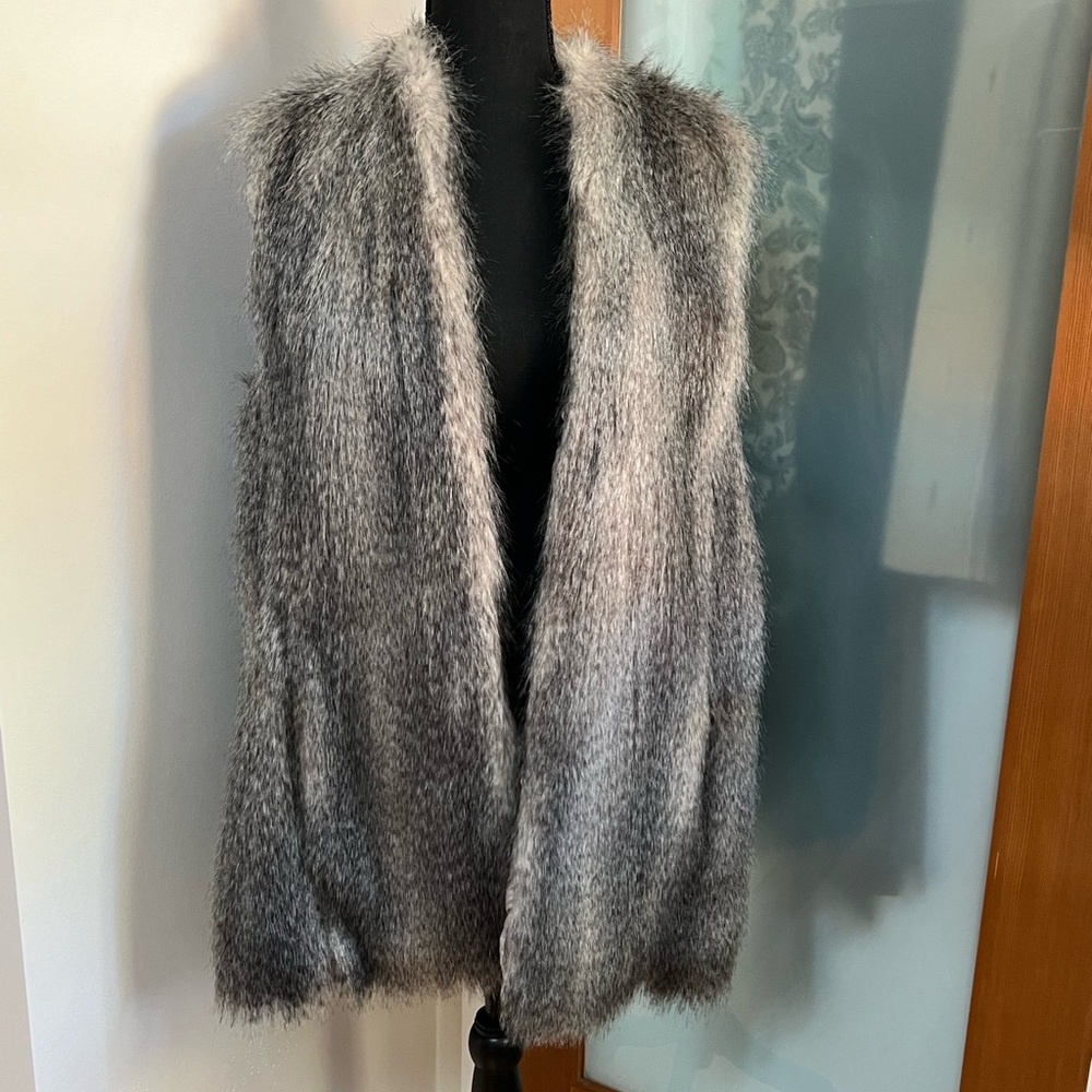 Banana Republic Faux Fur Vest